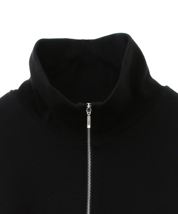 AMERICAN HOLIC ハーフＺＩＰ裏毛ワンピース Black