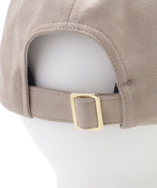 MOONBAT FURLA(フルラ)横刺繍スエード キャップ UVカット ベージュ