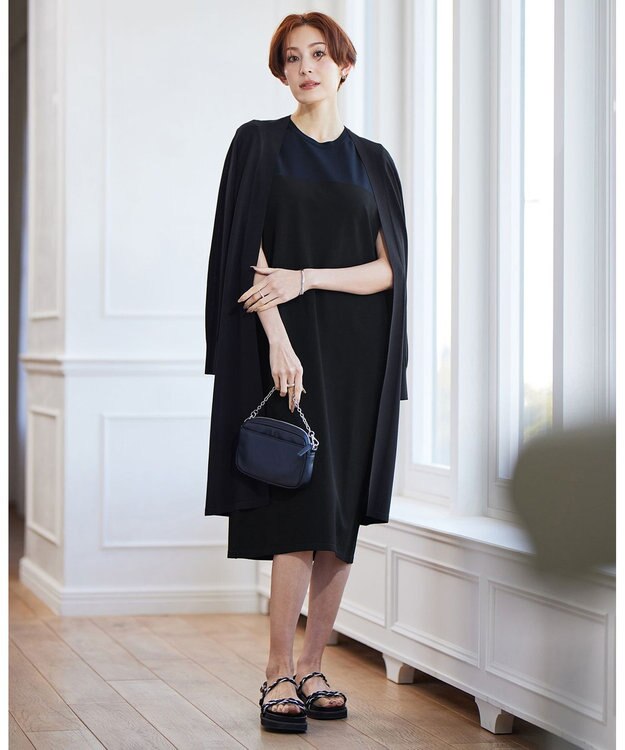 ICB コード編みサンダル ブラック系