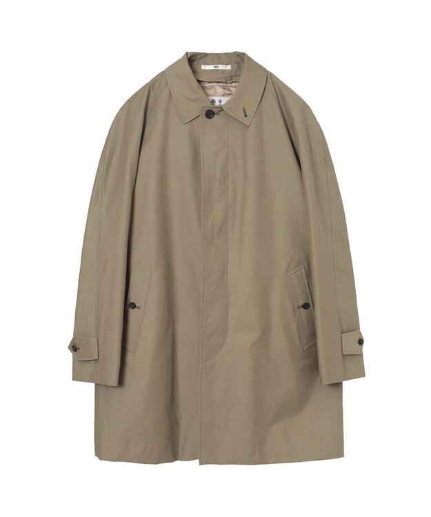 DAKS コットンナイロンツイルステンカラーコート キャメル