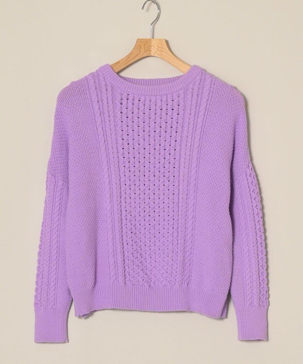 ONWARD Reuse Park 【自由区】ニット春夏 パープル