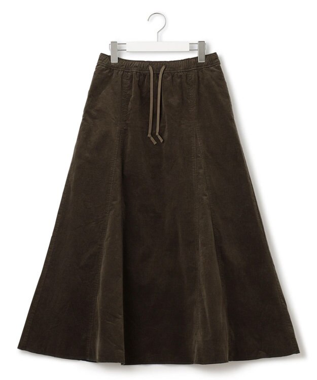 J.PRESS YORK STREET 【WOMEN】コーデュロイ スカート カーキ系
