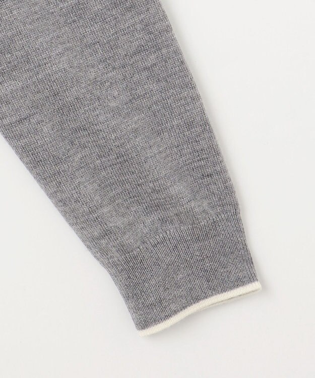 J.PRESS LADIES 【WEB限定カラーあり・洗える】アーガイルツイン ニット グレー系