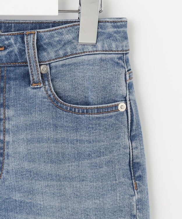 UNFILO 【洗える/ストレッチ】撥水デニム アイスブルー