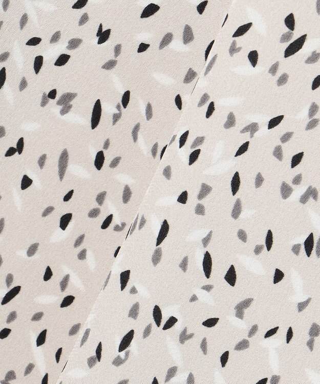 自由区 【洗える】スモールペタルプリント マーメイドスカート ライトグレー系5