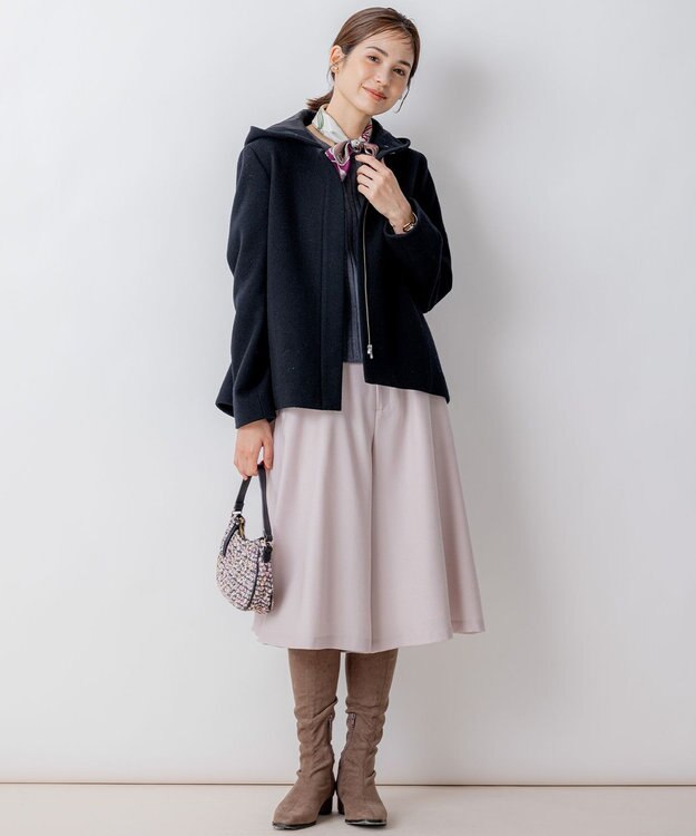 組曲 BOREROリブドルマン ニット グレー系