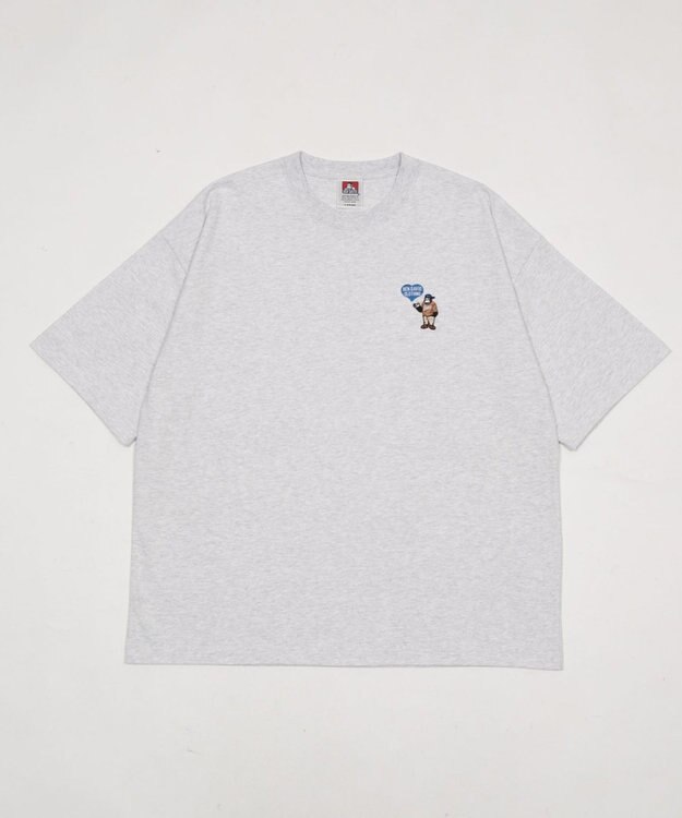 WEGO 別注BENDAVISワンポイントT（SS） アッシュグレー