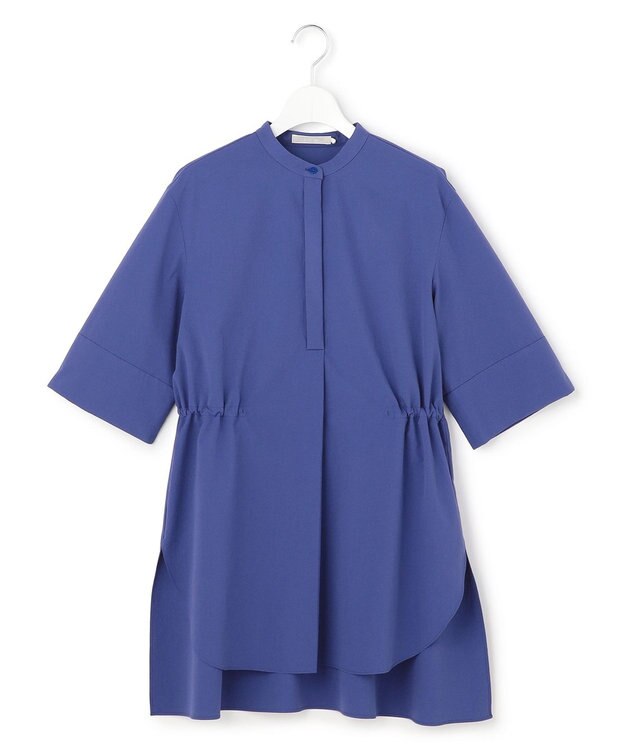 ICB 【先行予約】 ヴィンテージスパンブロード デザインブラウス ロイヤルブルー