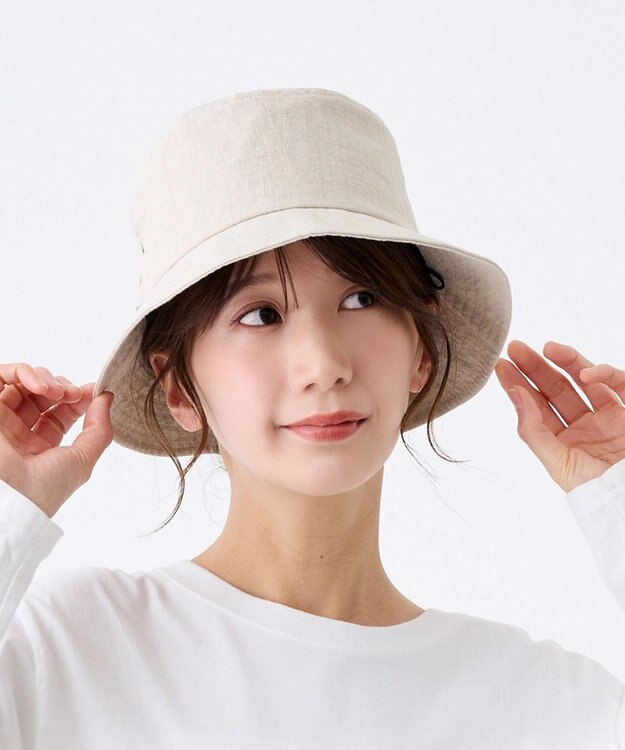 ATRENA コカゲル リネンバケット ベージュ
