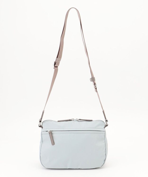 Y'SACCS ダブルタブ　トラベルポシェット ライトグレー