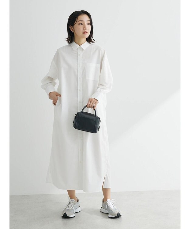 Green Parks アソートシャツワンピース Off White