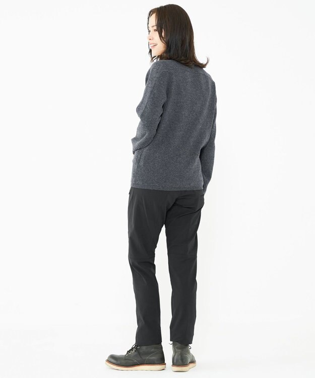 JOSEPH ABBOUD MOUNTAIN 【UNISEX】リサイクルウールポリ ニット グレー系