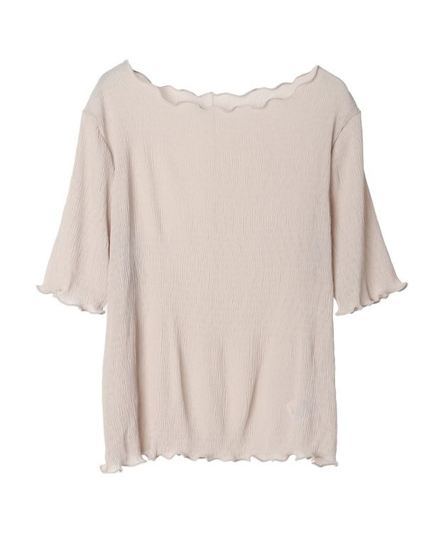 earth music&ecology シアープルオーバー Light Beige