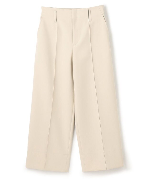 BEIGE， LAUREL / ワイドクロップドパンツ Sand