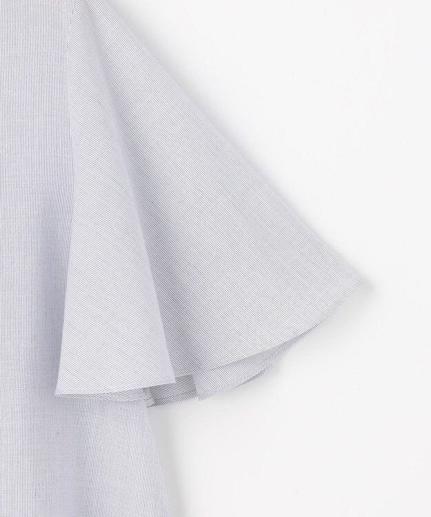 組曲 L 【先行予約】ニューリヨセルシャーティング フロントフリルブラウス ベビーブルー系