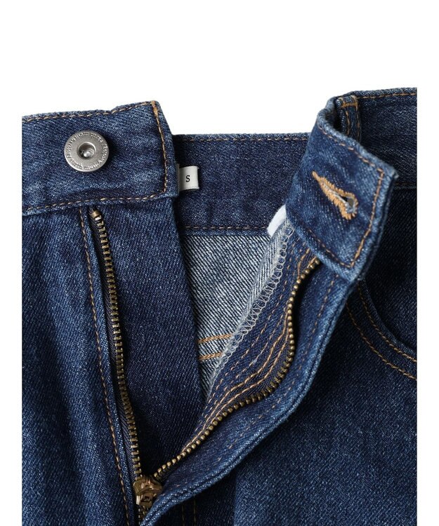 earth music&ecology センタープレスデニムパンツ Indigo