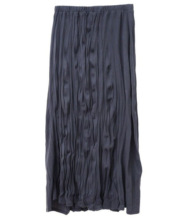 CRAFT STANDARD BOUTIQUE ワッシャープリーツスカート Charcoal Gray