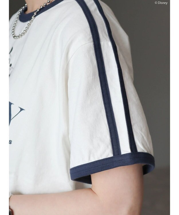 AMERICAN HOLIC ラインＴシャツ　Ｏｆｆ　Ｗｈｉｔｅ／Ｄｉｓｎｅｙ Off White