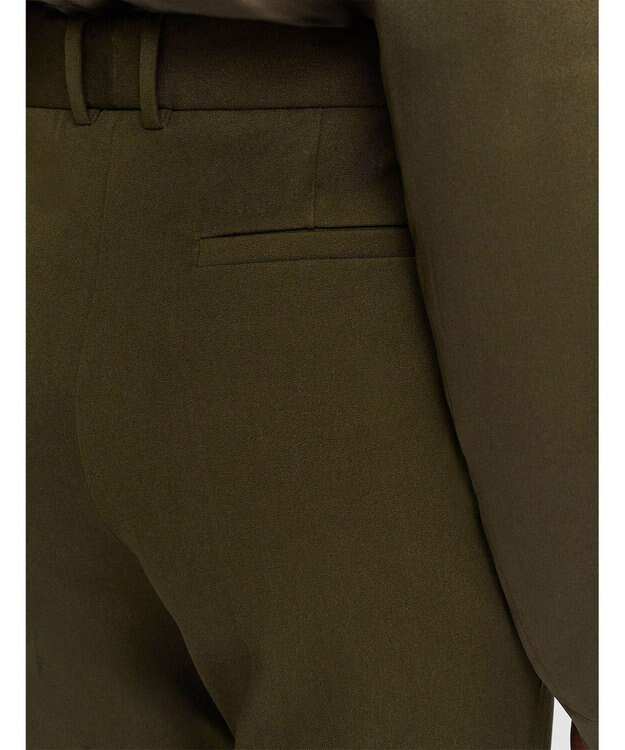 JOSEPH ギャバジンストレッチ　フィットフレアートラウザーズ Hass Avocado