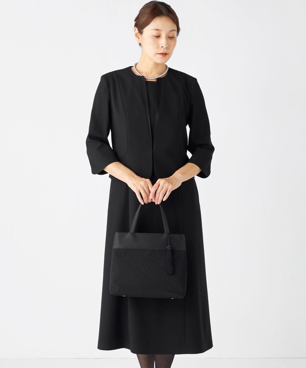 自由区 FORMAL 【ウォッシャブル対応】ウォッシャブルドビーアンサンブル ブラック系