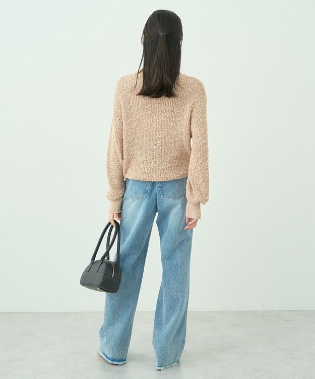 earth music&ecology ドロストニットプルオーバー Pink