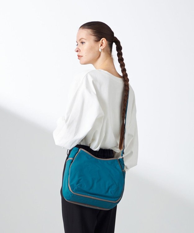 Y'SACCS 【ムック本掲載】タスランナイロンショルダーバッグ ブルー