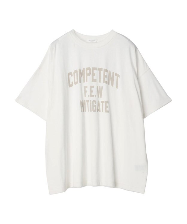 Green Parks カレッジロゴ半袖チュニック White