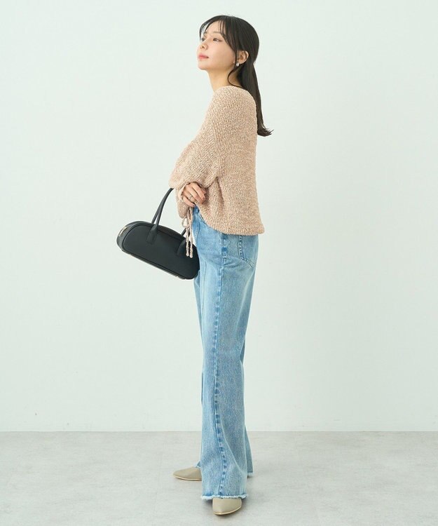 earth music&ecology ドロストニットプルオーバー Pink