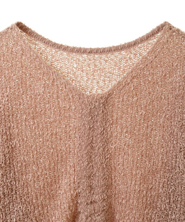 earth music&ecology ドロストニットプルオーバー Pink