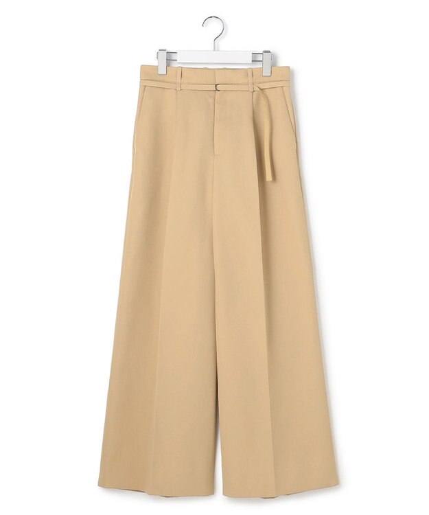 ICB L 【WEB＆一部店舗限定・撥水加工・洗える】C0SoftTwill ワイドパンツ チノ