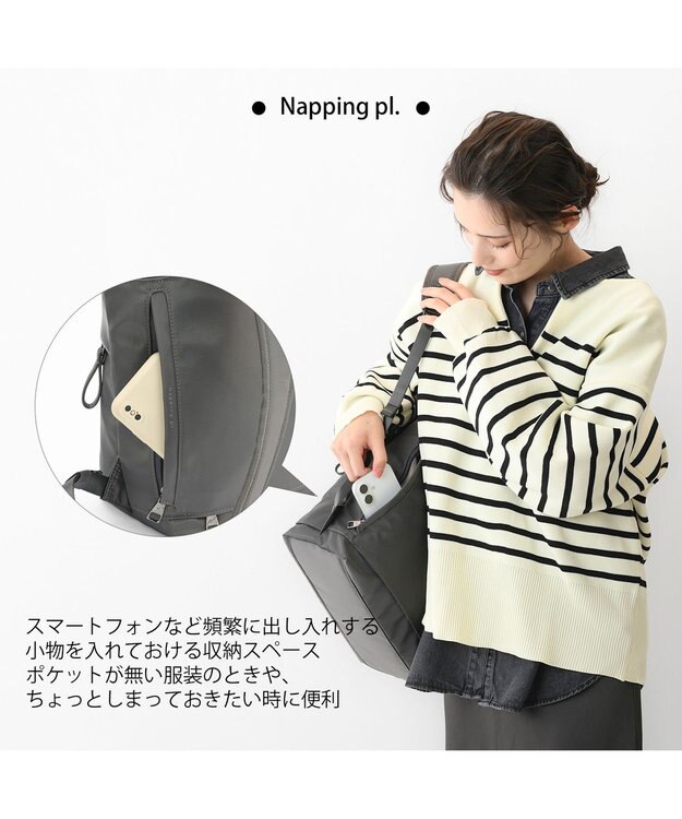 ACE BAGS & LUGGAGE W&.Day/Night サクテ 2WAYリュック A4サイズ 13.3インチPC収納 19021 ダブルアンドデイナイト ダークグレー