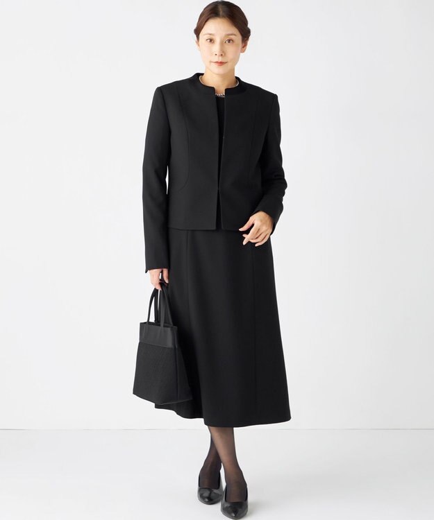 自由区 FORMAL 【ウォッシャブル対応】ウォッシャブルドビーアンサンブル ブラック系