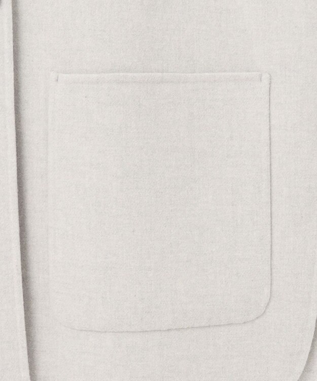 BEIGE， GRASSE / ステンカラーリバーショートコート L Gray