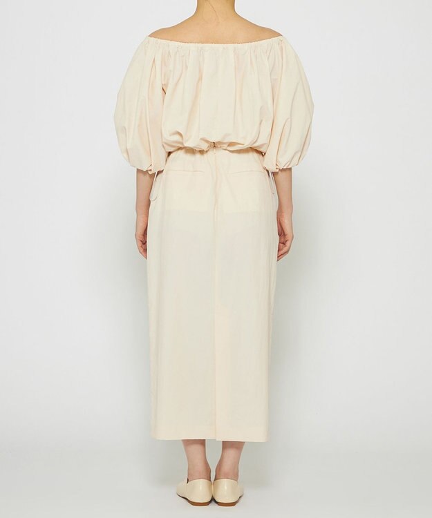 uncrave 【撥水・洗濯機洗い可】ライトプルーフナイロン ワンピース（uncrave WHITE） エクリュ