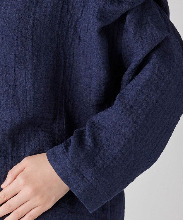 UCHINO マシュマロガーゼシンプルパジャマ ユニセックス ネイビー