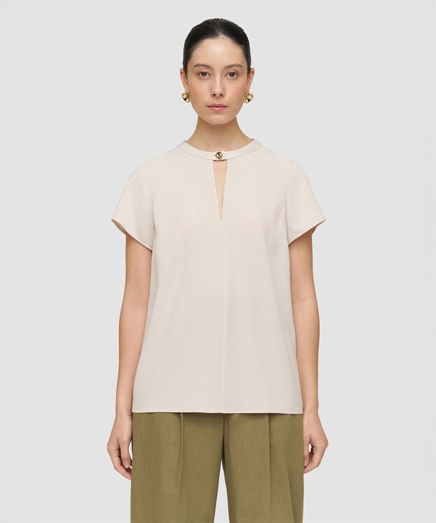 JOSEPH クレープ　ブラウス　DONNA Sandstone