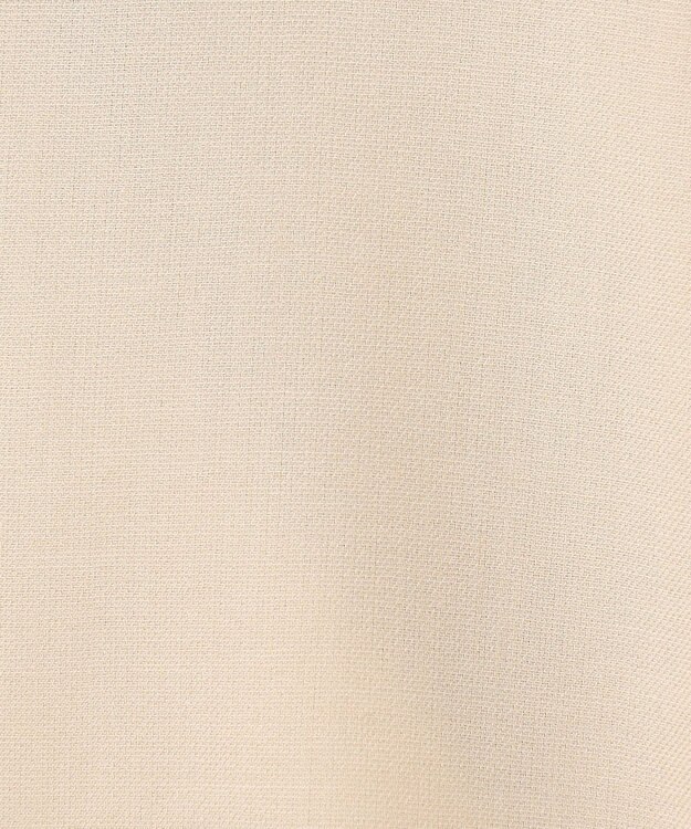 GRACE CONTINENTAL リネンタッチダブルブラウス ベージュ