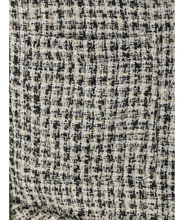 Green Parks ・ＥＬＥＮＣＡＲＥ　ＤＵＥ　ツィードノーカラーベスト Ivory