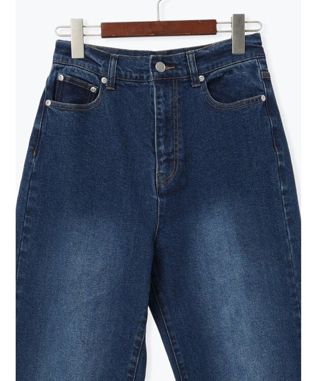 Te chichi ストレートデニムパンツ ブルー