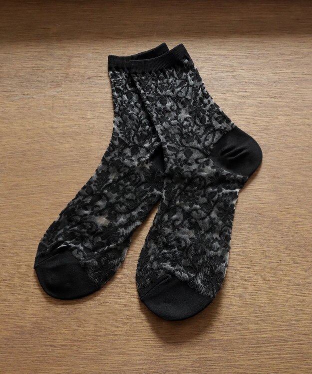 Tiaclasse シアージャガードソックス ブラック