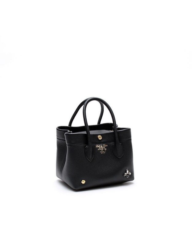 A.D.M.J. 【牛革】モーツァルト/スパニッシュレザーザ・ビーキューブミニ19cm BK