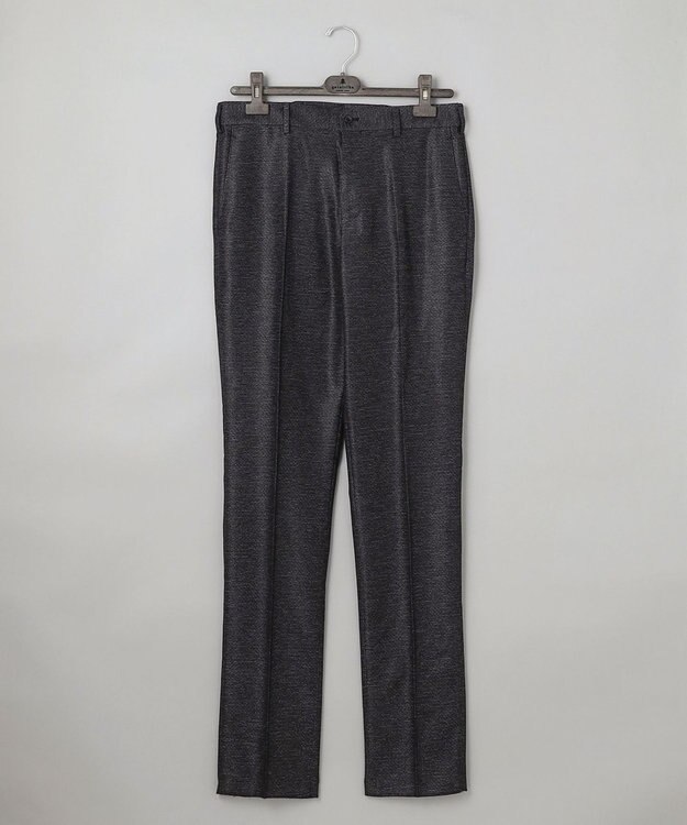 GOTAIRIKU 新素材セットアップ【通気性抜群/洗える/シワになりにくい】カラミプリントストレッチセットアップ パンツ グレー系8