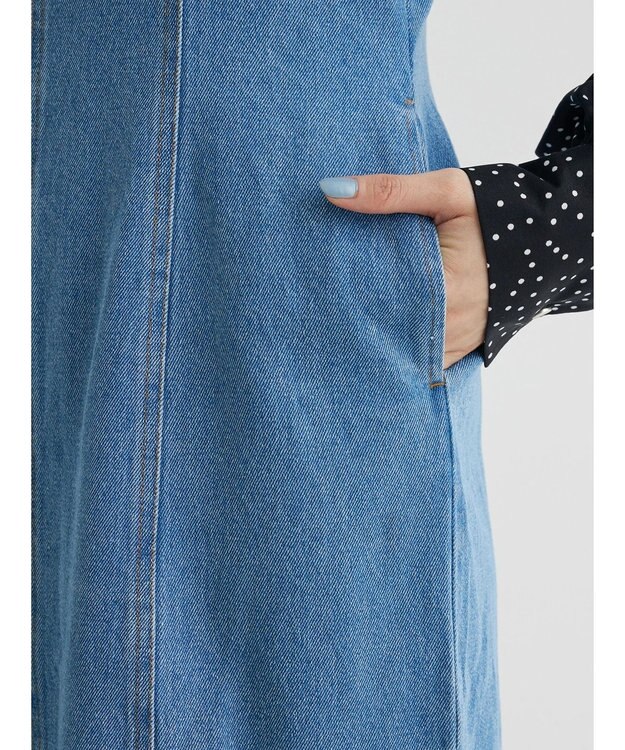 Green Parks ・ＳＵＧＡＲ　ＳＰＯＯＮ　デニムマーメイドジャンスカ Light Indigo