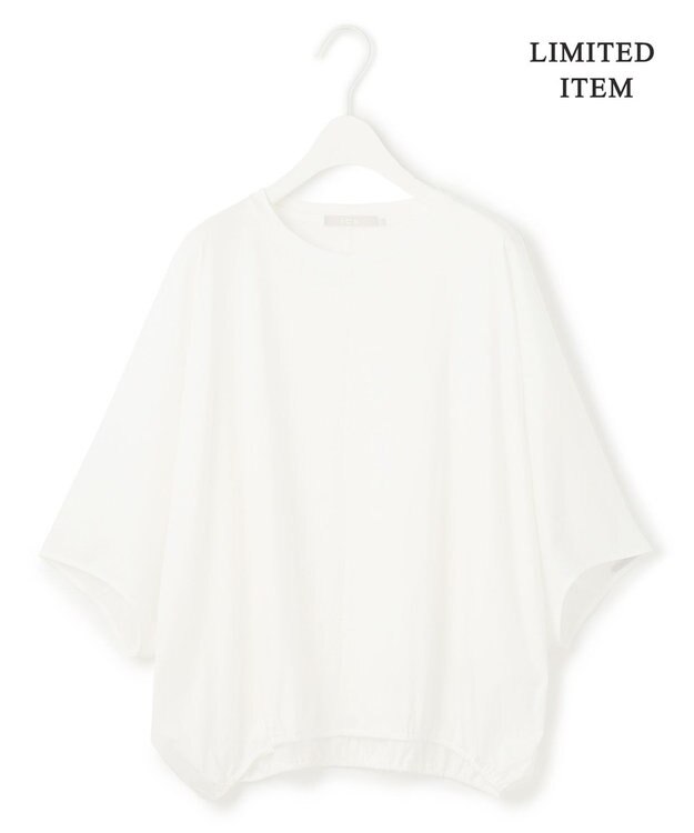 ICB L 【WEB限定・洗える】Ly.COハイゲージ ドルマンスリーブプルオーバー オフホワイト系