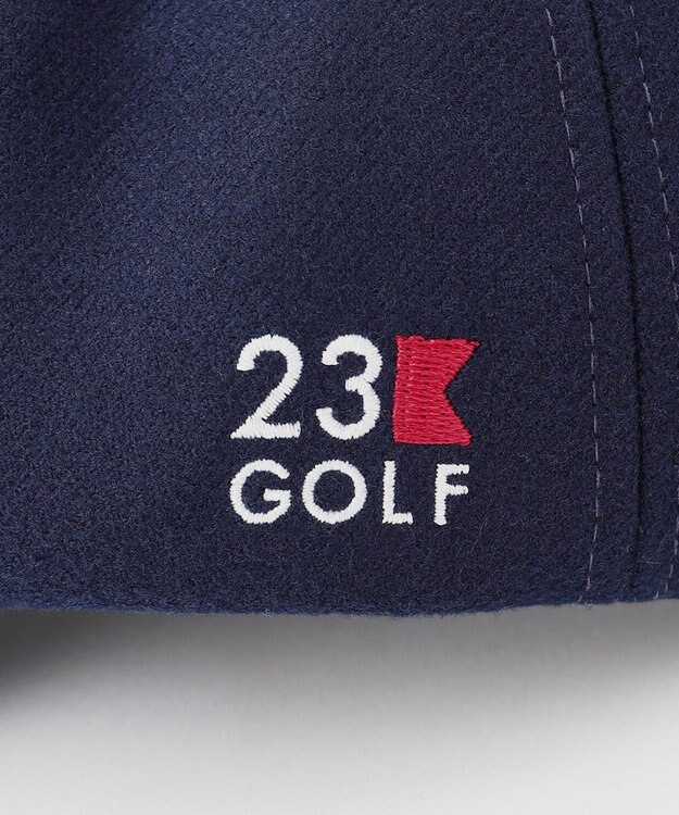 23区GOLF 【UNISEX】起毛キャップ ネイビー系