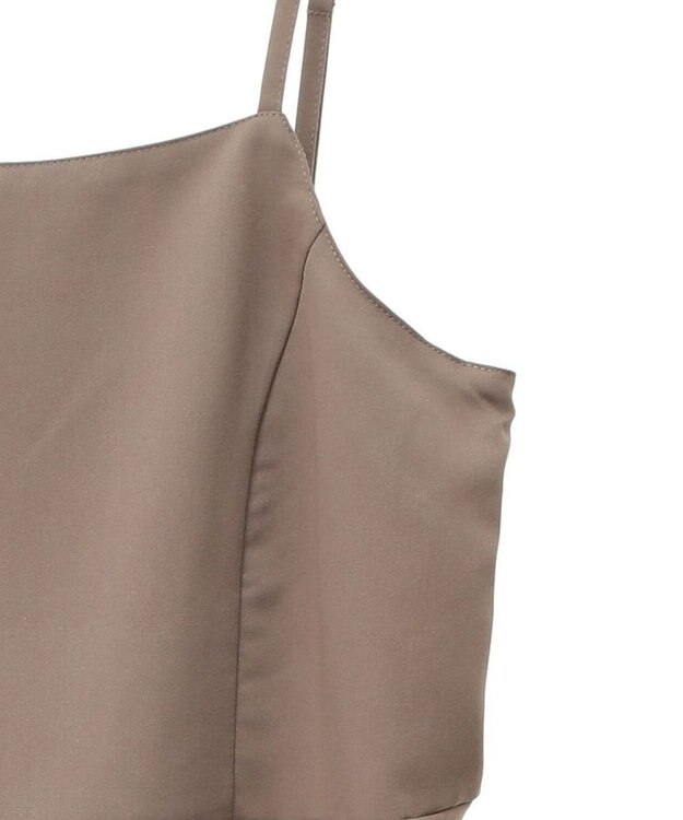 Green Parks ・ＥＬＥＮＣＡＲＥ　ＤＵＥ　ペプラムサロペット Dark Beige