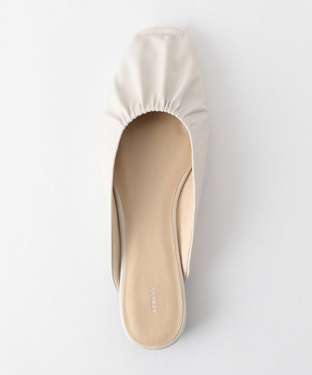 J.PRESS LADIES 【WEB限定】 ギャザー ミュール ベージュ系