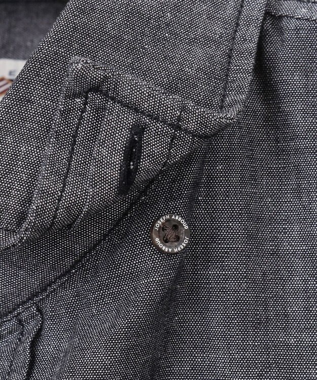 JOSEPH ABBOUD 【JOE COTTON使用】オーガニックコットンダンガリー シャツ ブラック系