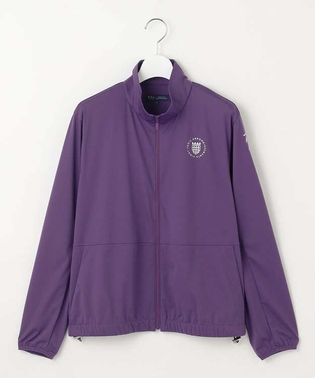 23区GOLF 【WOMEN】【ストレッチ/防風/撥水】防風ライトブルゾン パープル系