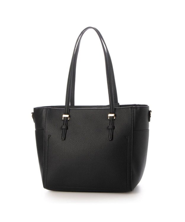 UNBILLION 【テレビ ドラマ着用アイテム】カシュカシュ cachecache / 横型金具ポイント2wayトートバッグ ブラック